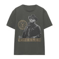 Charcoal - Front - Yellowstone Unisex Adult Rip Wheeler T-Shirt