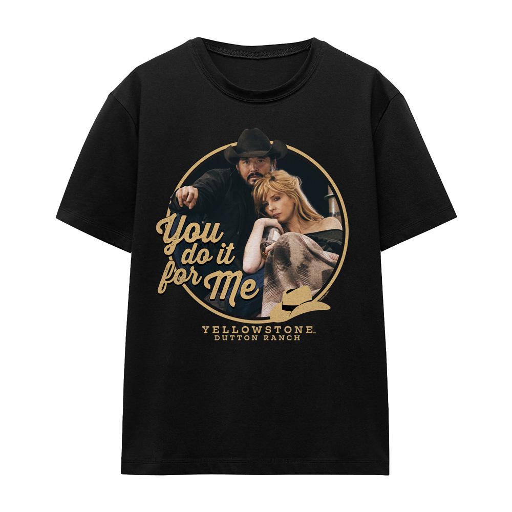 Black - Front - Yellowstone Unisex Adult You Do It for Me T-Shirt