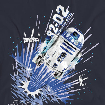 Deep Navy - Pack Shot - Star Wars Unisex Adult Jar Jar Binks T-Shirt
