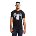 Black - Side - Marvel Mens Venom Emblem T-Shirt
