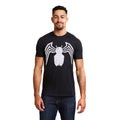 Black - Side - Marvel Mens Venom Emblem T-Shirt