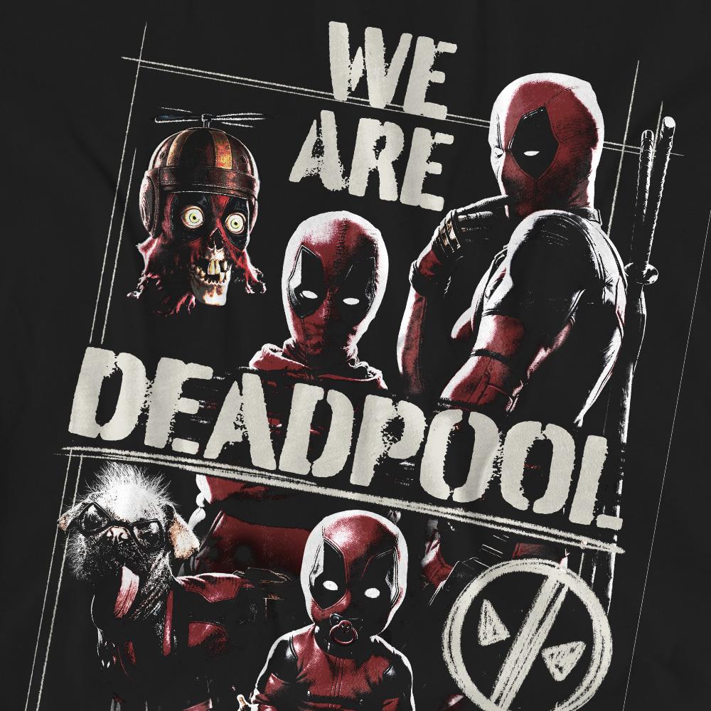 Black - Pack Shot - Deadpool & Wolverine Unisex Adult We Are Deadpool T-Shirt
