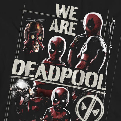 Black - Pack Shot - Deadpool & Wolverine Unisex Adult We Are Deadpool T-Shirt
