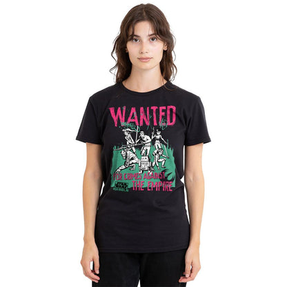 Black - Side - Star Wars Unisex Adult Wanted Rebels T-Shirt