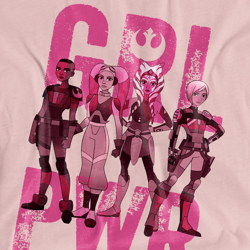 Pink - Pack Shot - Star Wars Unisex Adult Jar Jar Binks T-Shirt