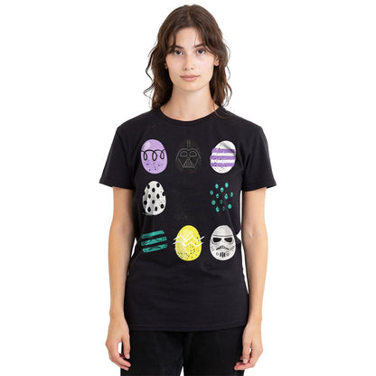 Black - Side - Star Wars Unisex Adult Your Lack Of Easter Eggs Disturbing Darth Vader T-Shirt