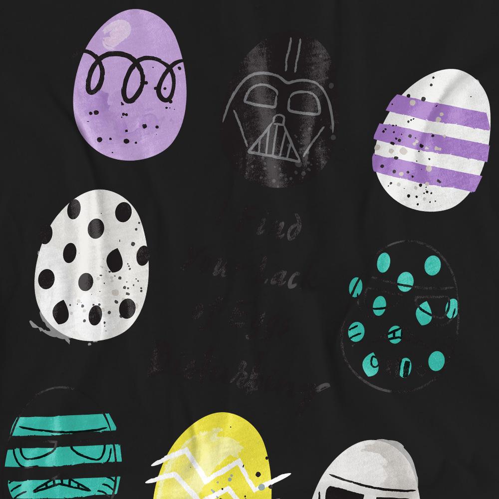 Black - Pack Shot - Star Wars Unisex Adult Your Lack Of Easter Eggs Disturbing Darth Vader T-Shirt