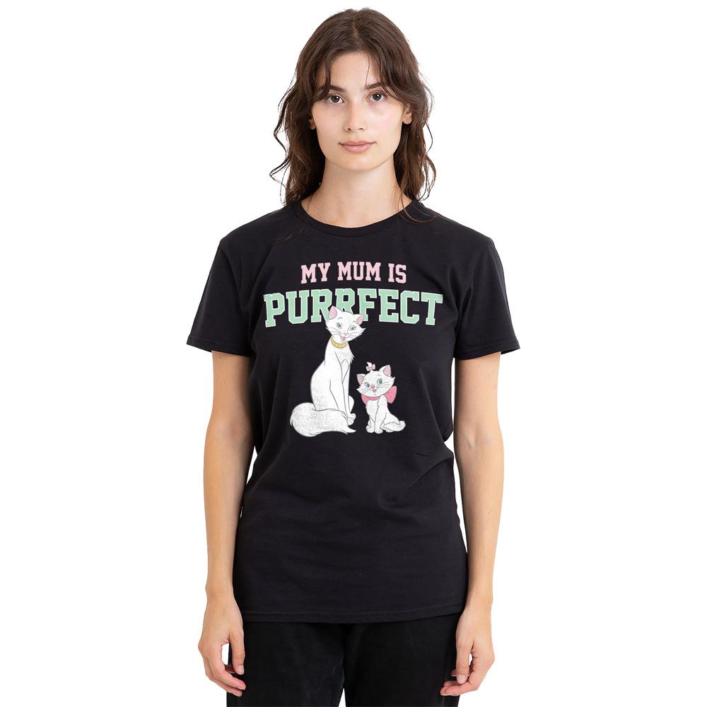 Black - Lifestyle - The Aristocats Unisex Adult My Mum Is Purrfect Duchess & Marie Mothers Day T-Shirt