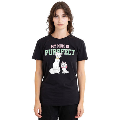 Black - Lifestyle - The Aristocats Unisex Adult My Mum Is Purrfect Duchess & Marie Mothers Day T-Shirt