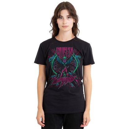 Black - Side - Disney Villains Unisex Adult Queen Of The Dark Arts T-Shirt