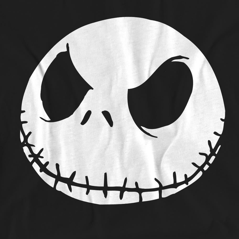 Black - Pack Shot - The Nightmare Before Christmas Unisex Adult Jack Face T-Shirt