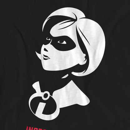 Black - Pack Shot - The Incredibles Unisex Adult Incredible Mom T-Shirt