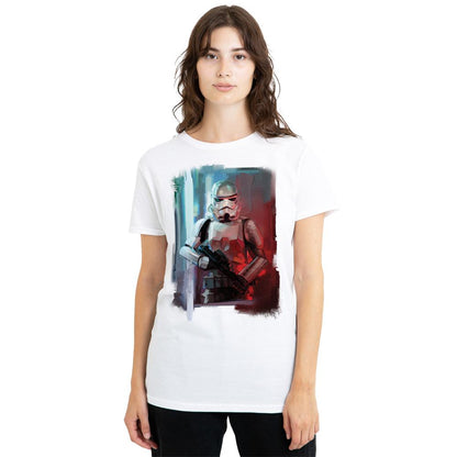 White - Side - Star Wars Unisex Adult Jar Jar Binks T-Shirt