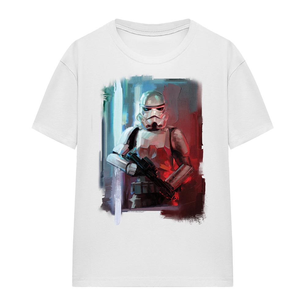 White - Front - Star Wars Unisex Adult Jar Jar Binks T-Shirt