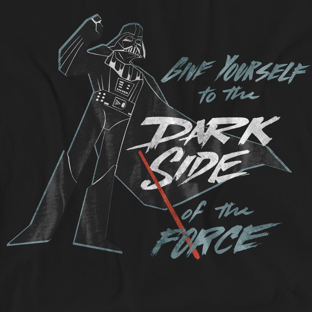 Black - Pack Shot - Star Wars Unisex Adult Give Yourself To The Darkside T-Shirt
