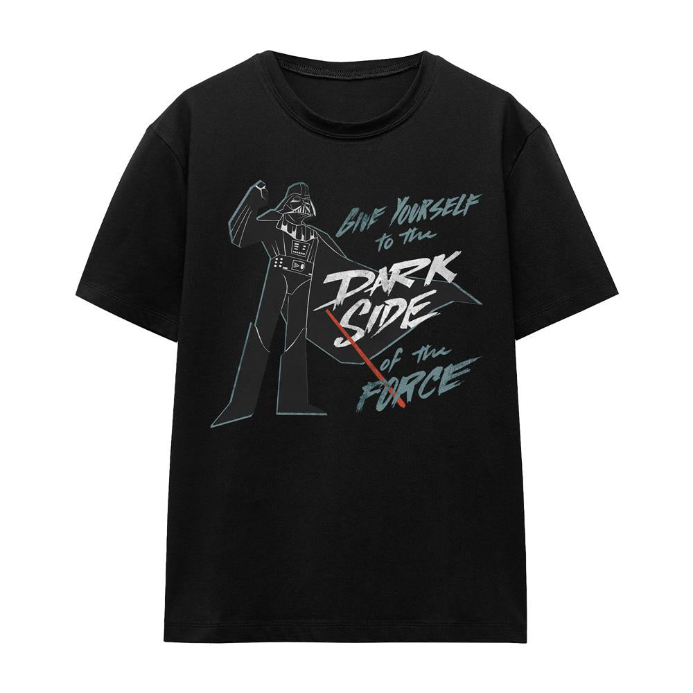 Black - Front - Star Wars Unisex Adult Give Yourself To The Darkside T-Shirt
