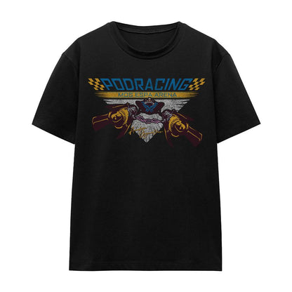 Black - Front - Star Wars Unisex Adult Racer Anakin Skywalker T-Shirt