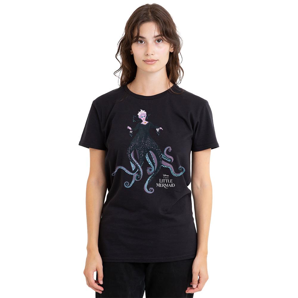 Black - Side - The Little Mermaid Unisex Adult Ursula T-Shirt