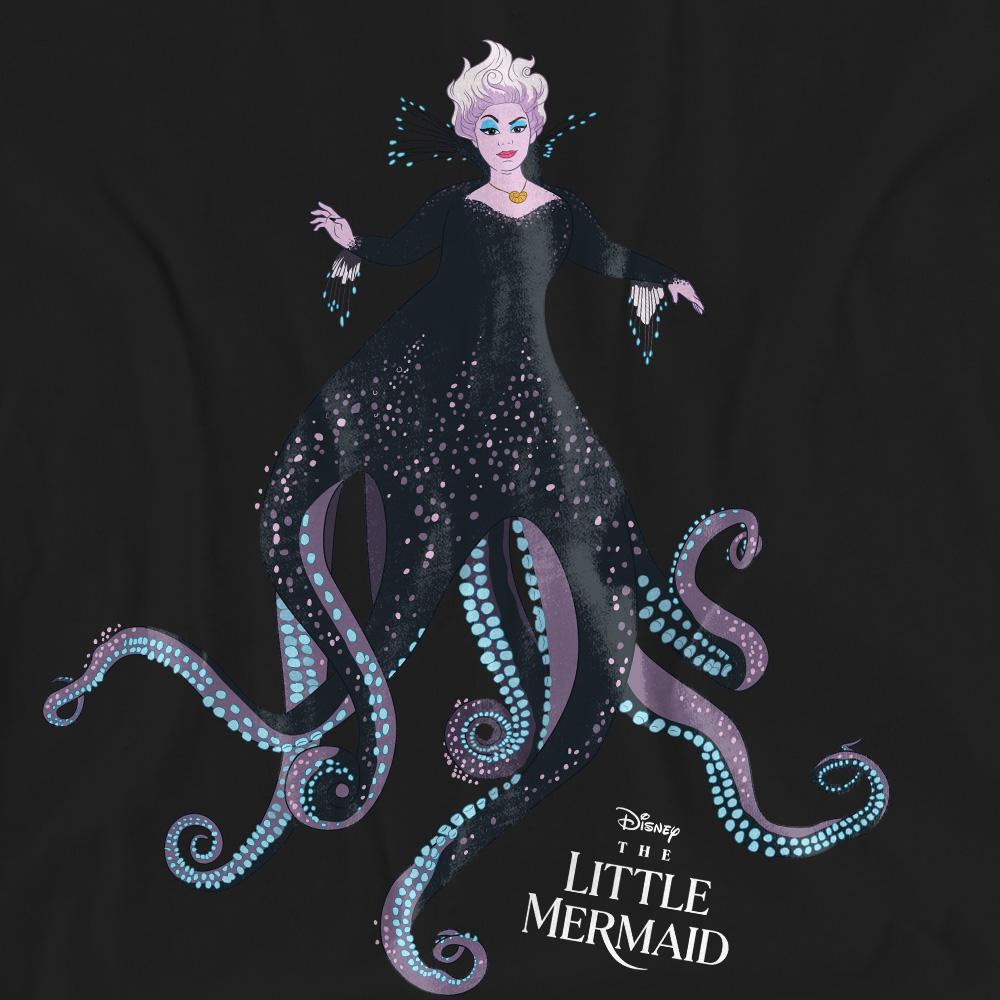 Black - Pack Shot - The Little Mermaid Unisex Adult Ursula T-Shirt