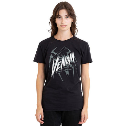 Black - Side - Spider-Man 2 Unisex Adult Gamerverse Venom Slasher T-Shirt