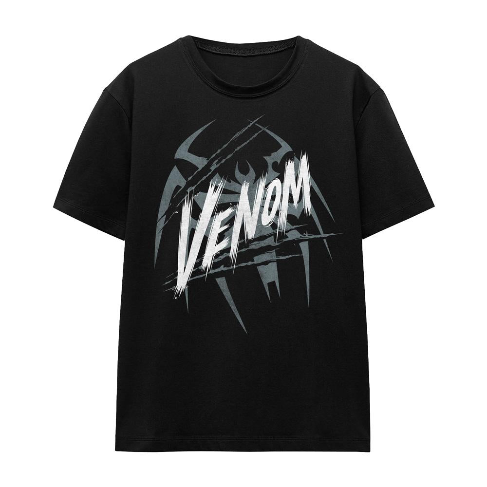 Black - Front - Spider-Man 2 Unisex Adult Gamerverse Venom Slasher T-Shirt