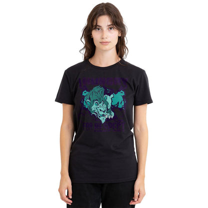 Black - Side - Disney Villains Unisex Adult Hungry For Respect Scar T-Shirt