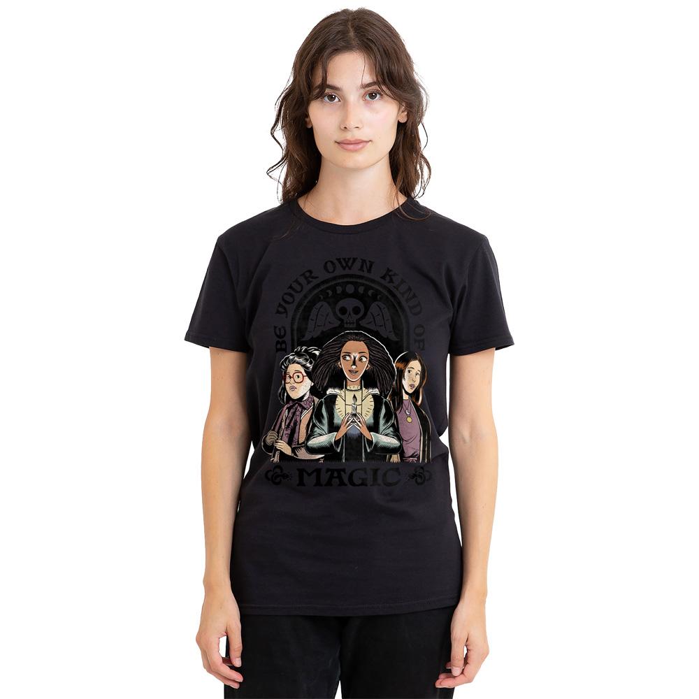 Black - Side - Hocus Pocus 2 Unisex Adult Be Your Own Kind Of Magic Becca Izzy Cassie T-Shirt