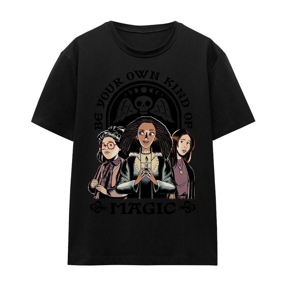 Black - Front - Hocus Pocus 2 Unisex Adult Be Your Own Kind Of Magic Becca Izzy Cassie T-Shirt