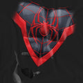 Black - Pack Shot - Spider-Man Unisex Adult Miles Morales Costume T-Shirt
