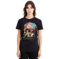 Black - Side - Aladdin Unisex Adult Are Ready For Adventure Jasmine Abu Rajah Genie T-Shirt