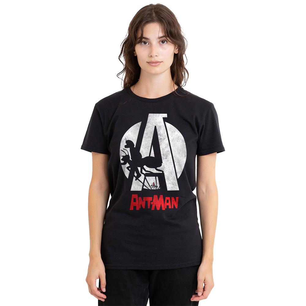 Black - Side - Ant-Man And The Wasp: Quantumania Unisex Adult Spotlight Ant T-Shirt