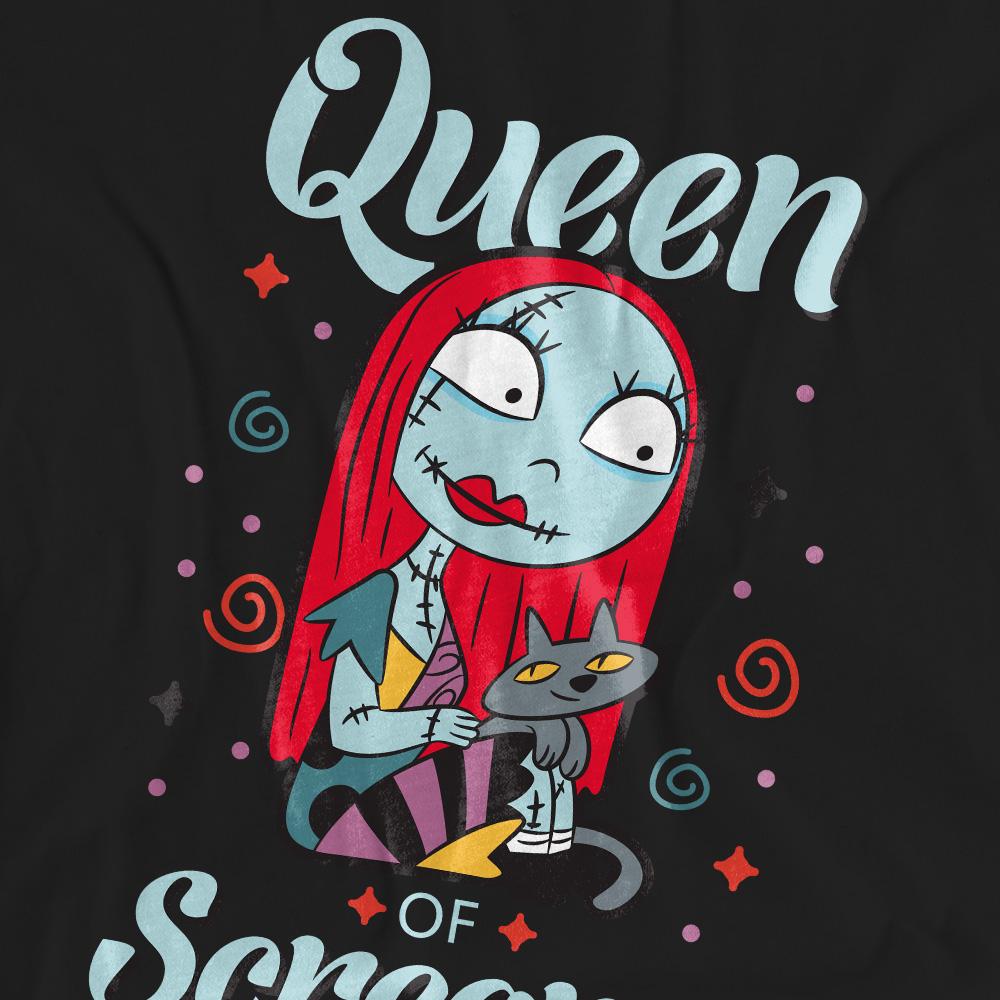 Black - Pack Shot - The Nightmare Before Christmas Unisex Adult Queen Sally T-Shirt