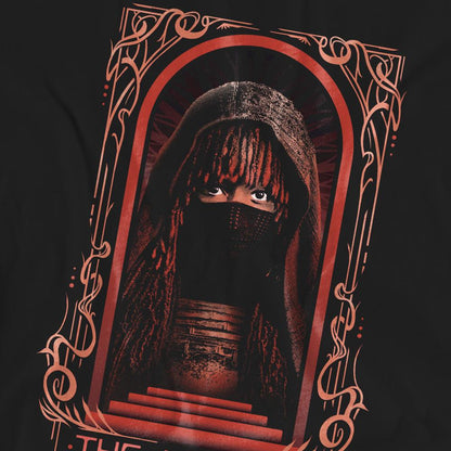 Black - Pack Shot - Star Wars: The Acolyte Unisex Adult Art Deco Masked T-Shirt