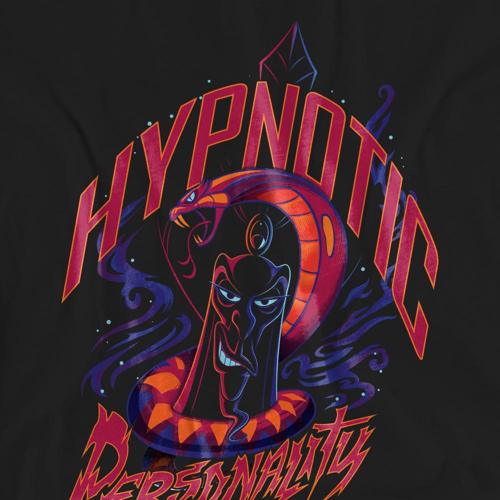 Black - Pack Shot - Disney Villains Unisex Adult Hypnotic Personality Jafar T-Shirt