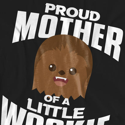 Black - Side - Star Wars Unisex Adult Little Wookie Mothers Day T-Shirt