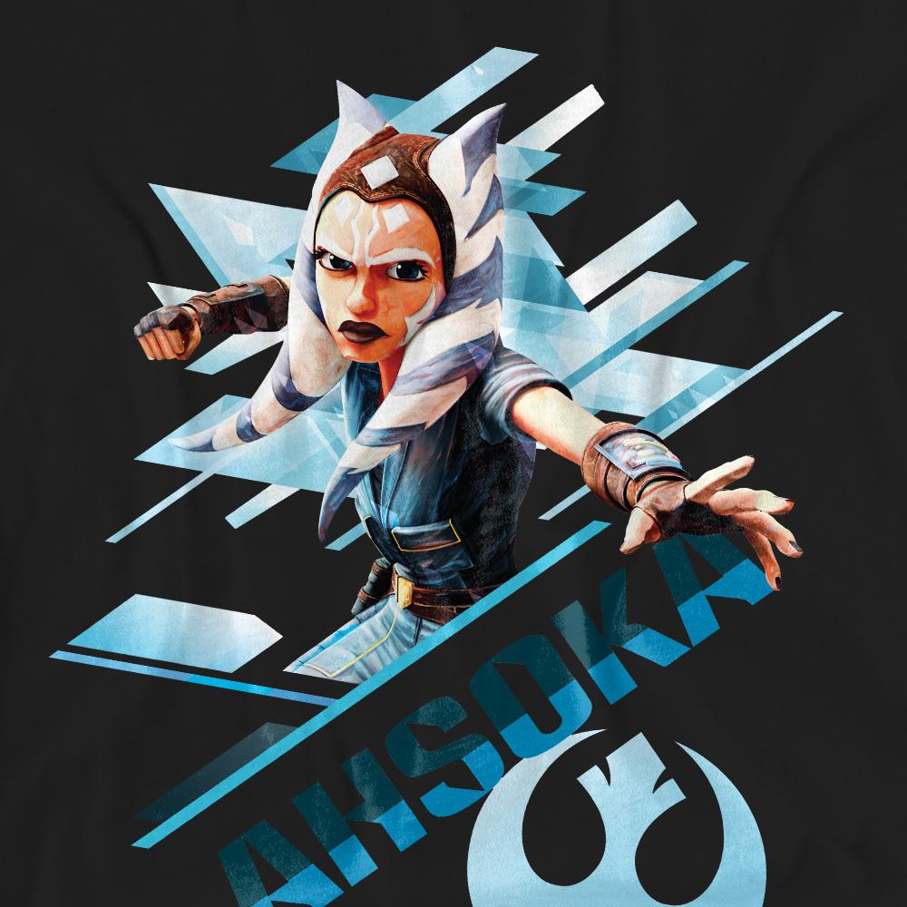 Black - Pack Shot - Ahsoka Unisex Adult Stance T-Shirt