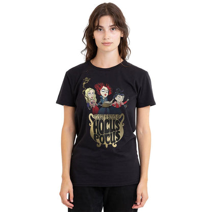 Black - Side - Hocus Pocus Unisex Adult Cooking Up A Potion Sanderson Sisters T-Shirt