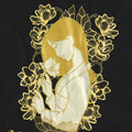 Black - Pack Shot - Mulan Unisex Adult Golden Garden T-Shirt