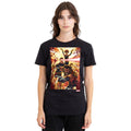 Black - Side - Marvel Unisex Adult X-Men Wolverine Cyclops Jean Grey T-Shirt