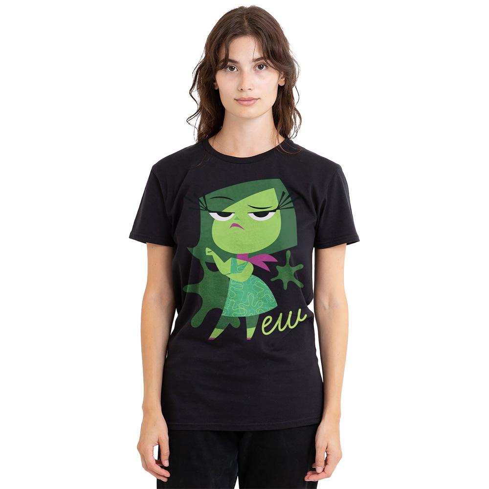 Black - Side - Inside Out 2 Unisex Adult Disgust T-Shirt