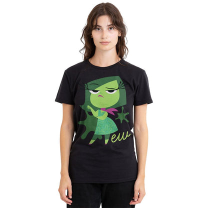 Black - Side - Inside Out 2 Unisex Adult Disgust T-Shirt