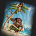 Black - Pack Shot - Moana Unisex Adult Poster T-Shirt