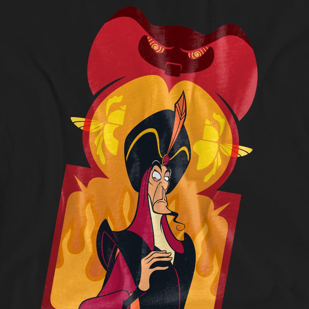 Black - Pack Shot - Aladdin Unisex Adult The Evil Sorcerer Jafar T-Shirt