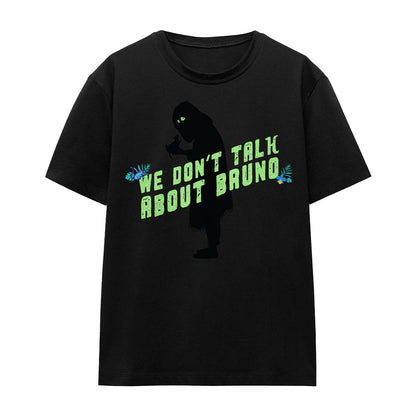 Black - Front - Encanto Unisex Adult We Don´t Talk About Bruno Silhouette T-Shirt
