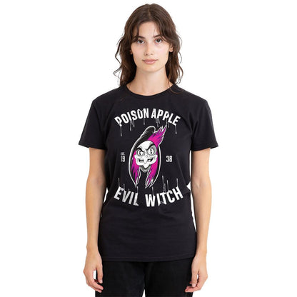 Black - Side - Snow White And The Seven Dwarfs Unisex Adult Est. 1938 Wicked Witch Poison Apple T-Shirt