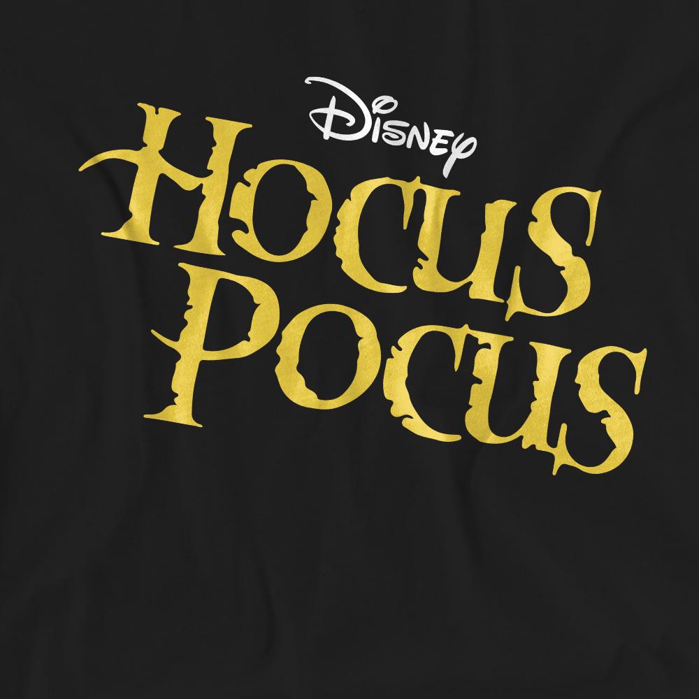 Black - Pack Shot - Hocus Pocus Unisex Adult Logo T-Shirt