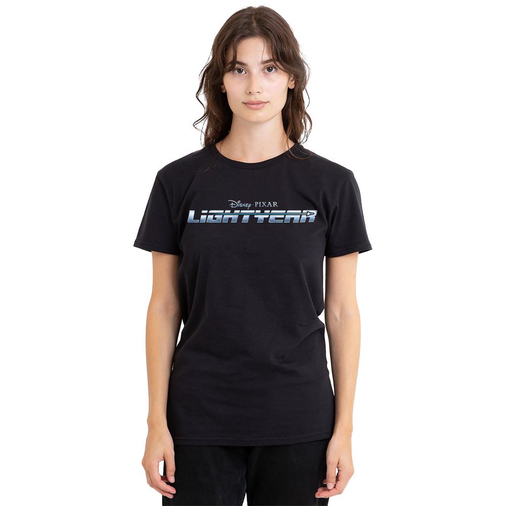 Black - Side - Lightyear Unisex Adult Logo T-Shirt