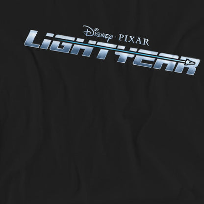 Black - Pack Shot - Lightyear Unisex Adult Logo T-Shirt