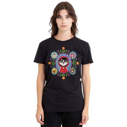 Black - Side - Coco Unisex Adult Remember Me Miguel Ernesto Imelda Hector T-Shirt