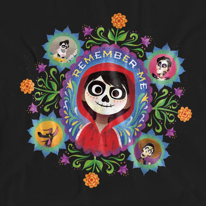Black - Pack Shot - Coco Unisex Adult Remember Me Miguel Ernesto Imelda Hector T-Shirt